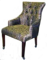 HF-222 - Greek Tufted Dining Chair