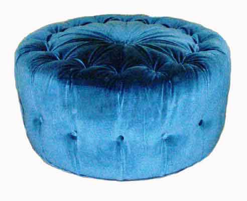 HF-480 - Tufted Round Ottoman