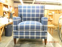 HF-721 - Tailored Chair, Taper Leg