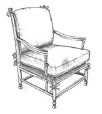 HF-100 - French County Chair