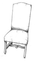 HF-209 - Knurl Foot Side Chair