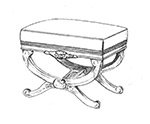 HF-233 M - Empire Stool