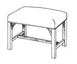 HF-461 - Straight Leg Stool