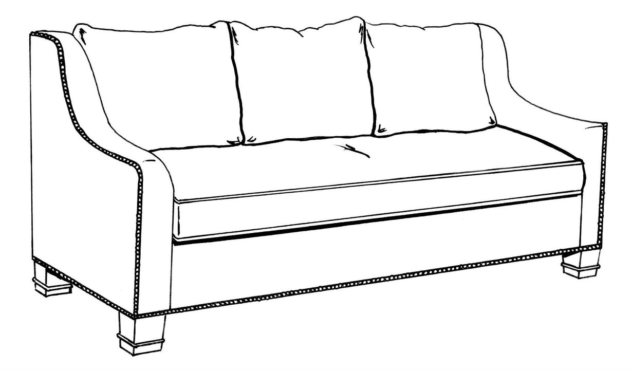 HF-2250 - High Back Sofa