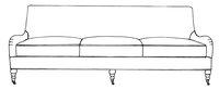 HF-2400 SF - Tight Back Saddle Arm