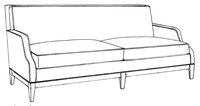 HF-2700 - Inset Tightback Sofa