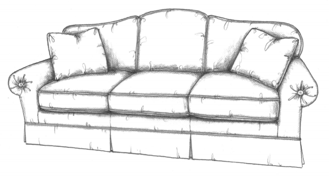 HF-2510 SF - Sofa Lawson Camelback