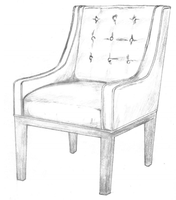 HF-265 - Dining Arm Chair