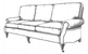 HF-3900 SF - Sofa, Curve Back Roll Arm