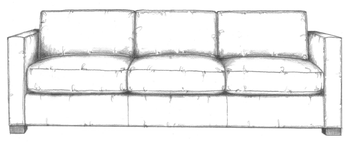 HF-6000 SF, Sofa - Low Profile Track Arm